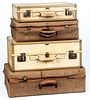 4 Vintage Hartmann Suitcases