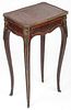Antique French Louis XV Style Marquetry and Ormolu End Table