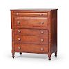 Transitional Sheraton Chest of Drawers