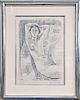 Henri Matisse Signed Lithograph "Nu Assis dans..."
