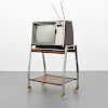 Zenith SPACE COMMAND Television, Remote & Cart