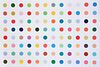 Colorful Polka Dot Print, Manner of Damien Hirst