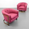 2 Milo Baughman Lounge Chairs