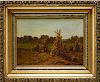 R. Bruce Crane Impressionist Painting of a Pasture