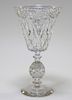 Pairpoint Adelaide Pattern Cut Glass Chalice Vase