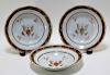 3PC Chinese Export American Armorial Bowls