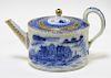 RARE Chinese Export Porcelain Blue & White Teapot