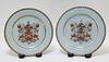 PR Chinese Export Earl of Kingston Armorial Plates