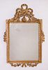 LOUIS XVI STYLE CARVED GILTWOOD MIRROR