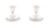 * A Pair of American Silver Weighted Candlesticks, Columbia,