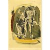 Georges Braque, French (1882-1963) Color lithograph "Don Quixote De La Mancha"