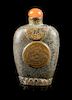A Bronze Snuff Bottle Height 2 1/2 inches.