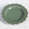 Eight-barbed Celadon Dish