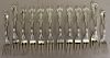(12) Reed & Barton Sterling Silver Forks
