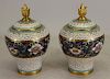 Chinese Cloisonne Covered Jars