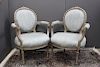 (2) Upholstered Armchairs