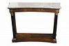 French Style Marble Top Console Table