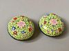 A PAIR OF CHINESE ANTIQUE ENAMEL BOX, QIANLONG MARKED