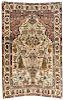 Antique Lavar Kerman Prayer Rug, Persia: 4' x 6'4''