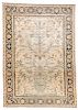 19th C. Kashan Prayer Rug, Persia: 4'5'' x 6'5''