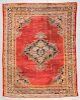 19th C. Sultanabad Rug, Persia: 7'9'' x 9'8''