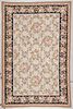 Vintage Continental Style Needlepoint Rug: 5'10'' x 8'10''