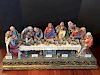 Vintage large Capodimonte "Last Supper" porcelain figurines