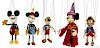 Five Bob Baker Disney puppet marionettes