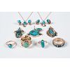 Southwestern and Navajo Gold and Turquoise Jewelry