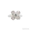 18kt White Gold and Diamond Ring, Van Cleef & Arpels