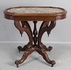 American Victorian Marble Top Table
