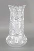 Large American Brilliant Period Cut Glass Vase