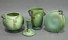 Four Piece Group Roseville Pottery