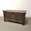 Carved Oak Joined Chest