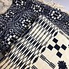 Two Blue and White Wool Coverlets.  Estimate $150-250