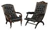 American Classical Mahogany Open  Arm Chair