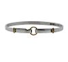 Tiffany &amp; Co 18k Gold Silver Hook Bracelet