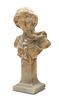 * An Italian Alabaster Bust Height 10 1/4 inches.