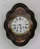 A Victorian Wall Clock Height 23 inches.