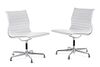 A Pair of Charles Eames for Herman Miller Office Chairs Height 33 1/2 inches.