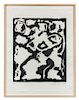 A.R. Penck, (German, 1939-2017), 8 Erfahrungen (8 Experiences) (Plate IV), 1982