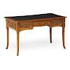 FRENCH ART NOUVEAU CHERRY WRITING TABLE