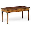 GEORGE III MARQUETRY INLAID MAHOGANY SERVING TABLE