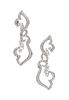 A Pair of 18 Karat White Gold and Diamond Earrings, Henry Dunay for H.D.D. Inc., 11.50 dwts.
