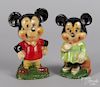 Mickey & Minnie Mouse squeak toys