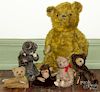 Group of vintage teddy bears