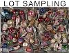 Large group of vintage glass Christmas ornaments