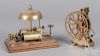 Brass fire alarm take-up reel & telegraph recorder