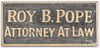 Painted Attorney trade sign