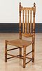 New England tiger maple banisterback side chair